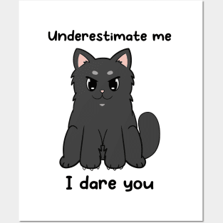 Underestimate me, I dare you Posters and Art